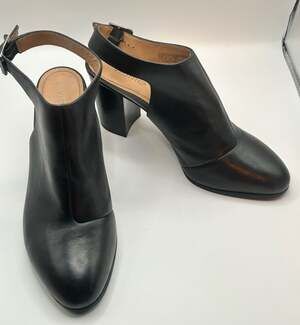 Vionic Sling Back Shoes-Black Perk Lacy Womens